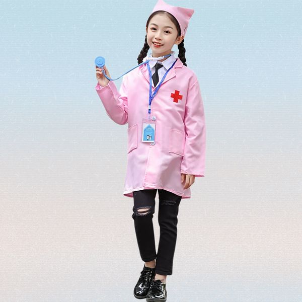 Bộ Đồ Hóa Trang Bác Sĩ / Cảnh Sát / Cứu Hỏa / Đội Trưởng / Y Tá Chuyên Nghiệp Cho Bé
