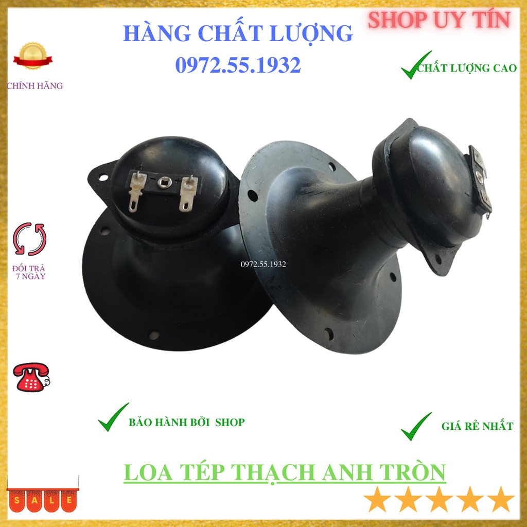 Loa treble thạch anh tròn công suất 120w vành loa 10cm - giá 1 đôi