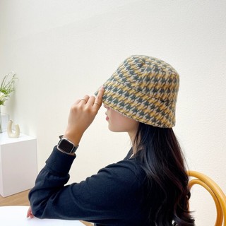 Nón kẻ sọc Modleaf Hound hat Hàn Quốc