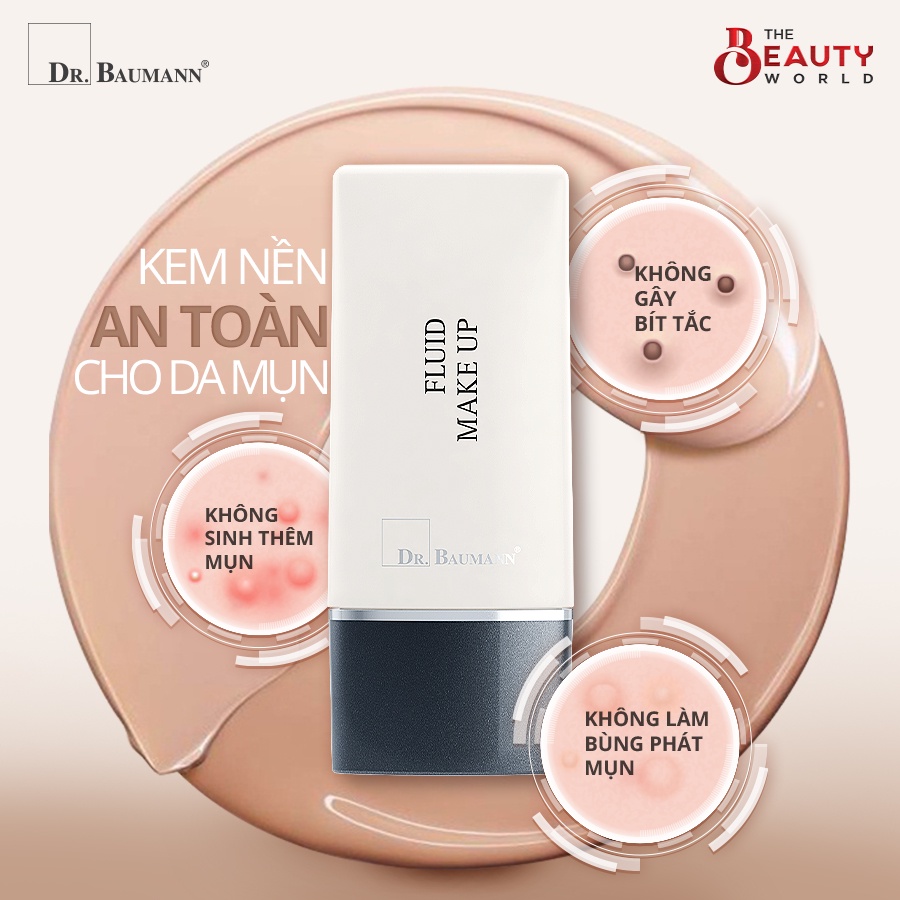 Kem Nền Không Chứa Dầu Dr. Baumann Fluid Make Up 30ml