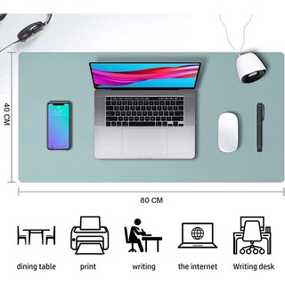 Aresko PU Leather Mouse Pad Waterproof Large Size For Computer Desktop Pad