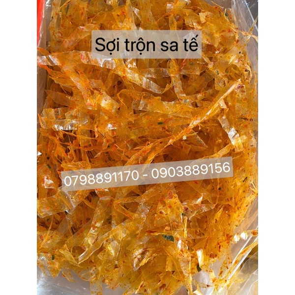 Bánh tráng sợi trộn sa tế