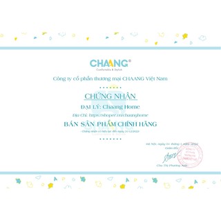 Gối cho bé sơ sinh mềm Chaang Cosmos
