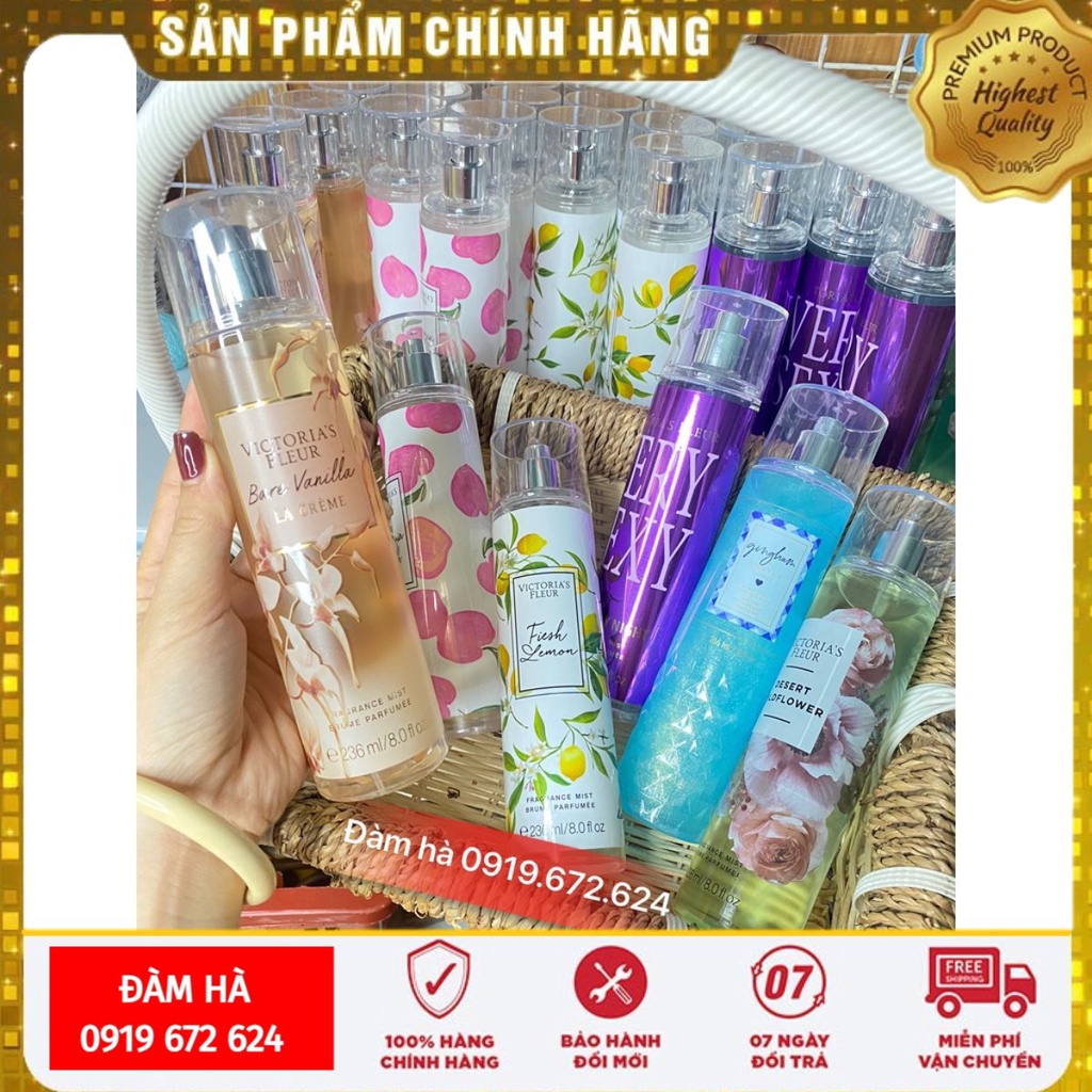 Xịt Thơm Toàn Thân Body Vic