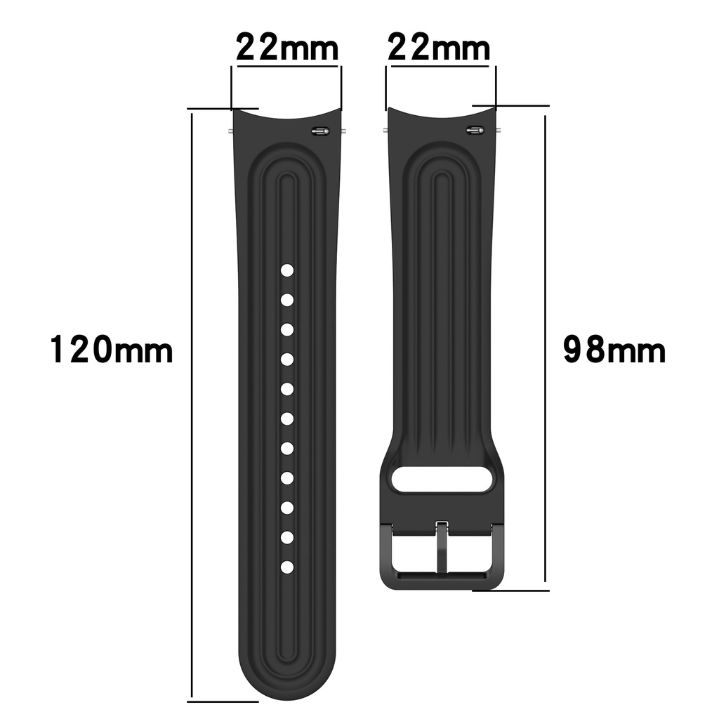 Dây Đeo Silicone 22mm Cho Đồng Hồ Thông Minh Xiaomi Watch S1 Pro / S1 Active / MI