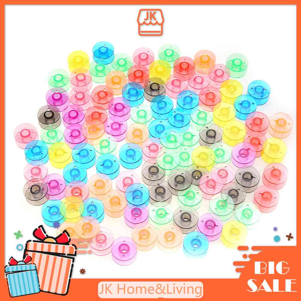 Set 100 Suốt Chỉ Nhiều Màu Cho Máy May