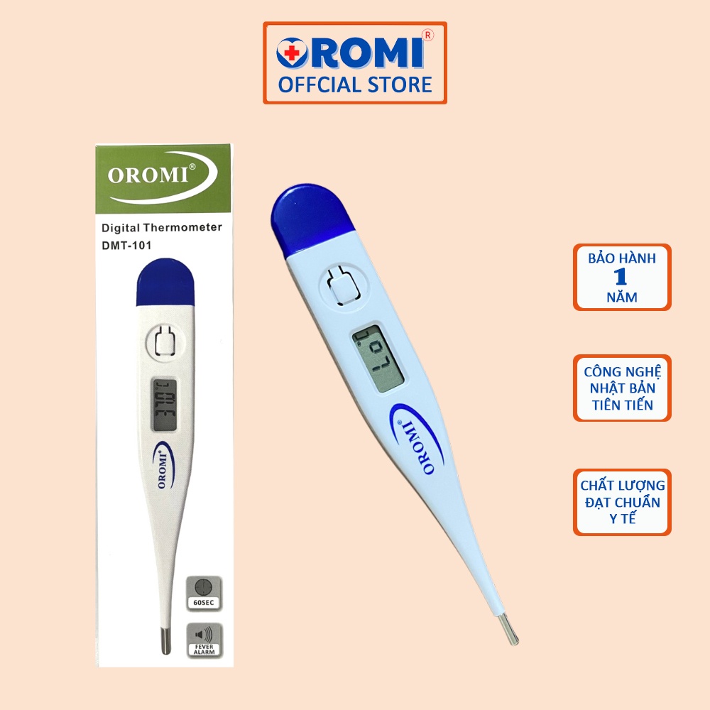 Nhiệt kế điện tử kỹ thuật số OROMI DMT-101 - Thiết bị đo thân nhiệt