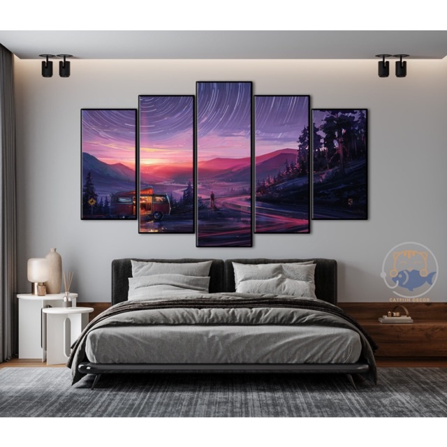 Tranh dán tường LANDSCAPE - Phong Cảnh - Digital Art - bộ 8