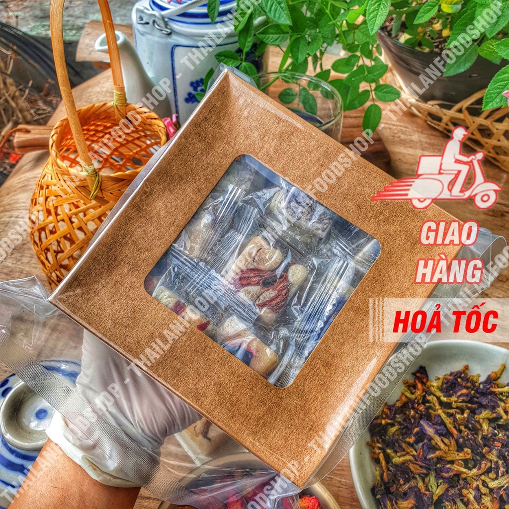 Trà Hoa Đường Phèn Mật Ong Mix 10 Vị - Hộp 20 Viên & Túi 1KG