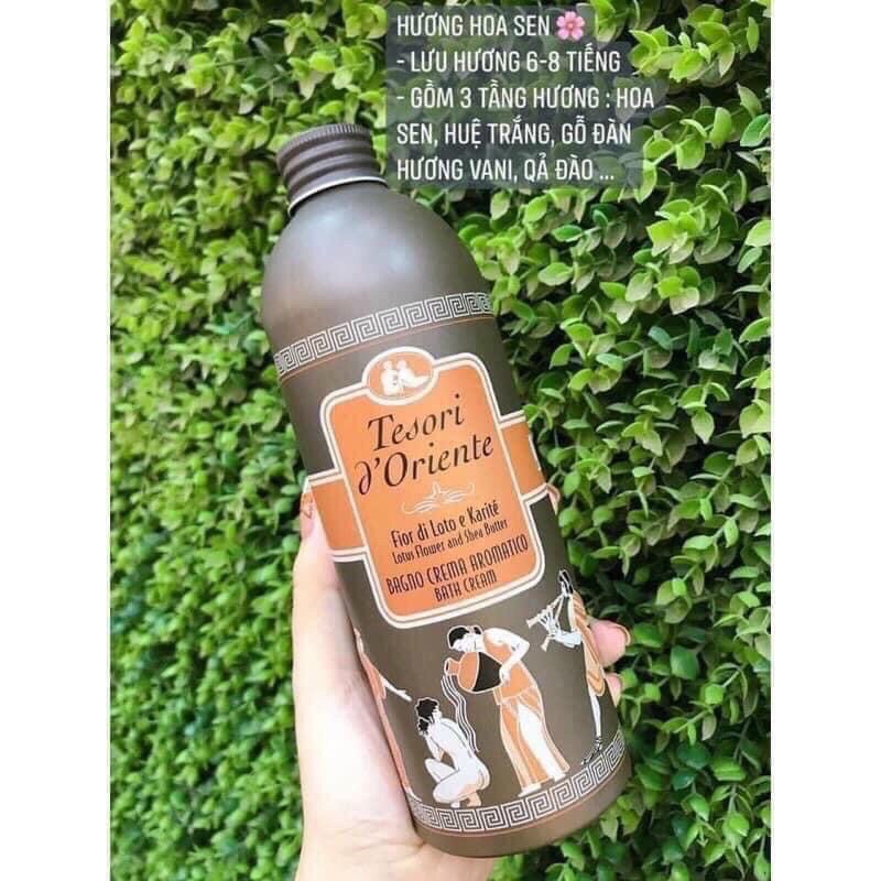 Sữa tắm nước hoa Tesori D”oriente Ý Lưu Hương Lâu 500ml