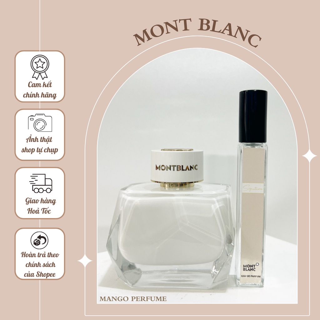 (Chính hãng) Nước hoa Montblanc Signature 10ml