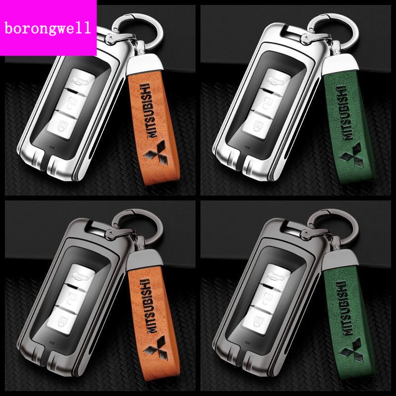 MITSUBISHI Vỏ Bọc Chìa Khóa Bằng Da Cao Cấp Chống Trầy Cho Triton Lancer xpander ASX Mirage Attrage Outlander Pajero