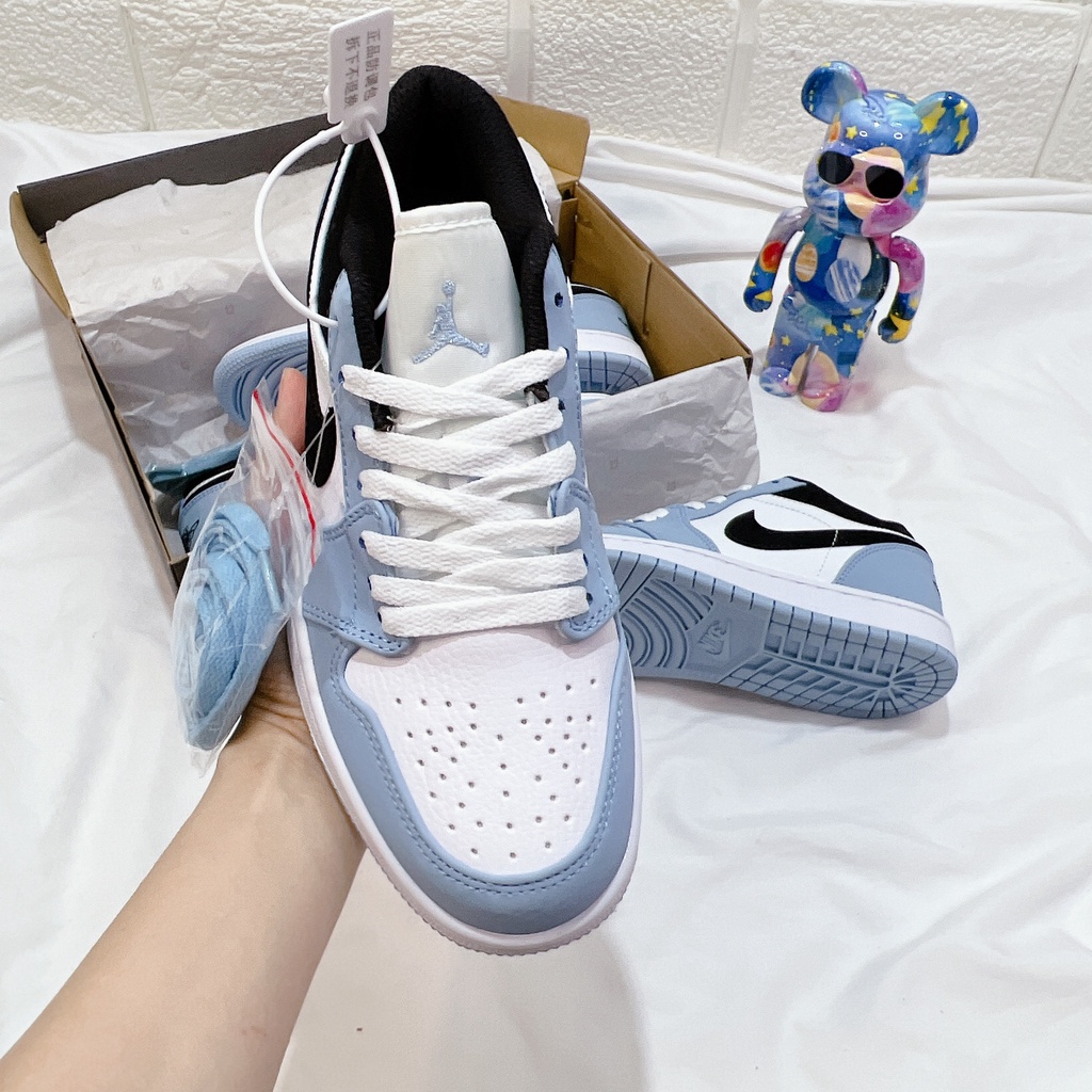 Giày Thể Thao Nam Nữ Ngô Thắng JD Thấp Navy Trắng Xanh