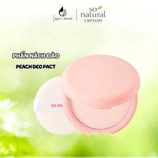 PHẤN NÁCH ĐÀO HÚT MỒ HÔI & KHỬ MÙI HIỆU QỦA VỚI HƯƠNG ĐÀO THƠM LỪNG - So' Natural