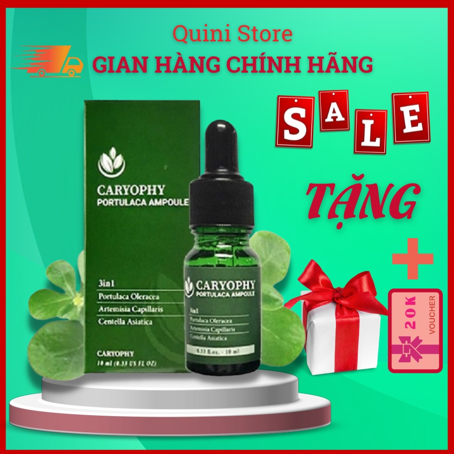 Sỉ- Serum ngăn ngừa mụn và thâm Caryophy Chính Hãng - Serum Mụn Ngăn Ngừa Mụn Ẩn,Mụn Đầu Đen