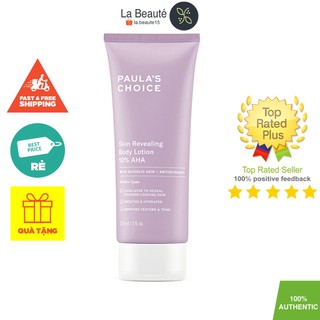 [Hàng Công Ty] Lotion Dưỡng Thể Chống Oxy Hóa, Làm Sáng Da - Paula's Choice Skin Revealing BodyLotion10%AHA 210ml
