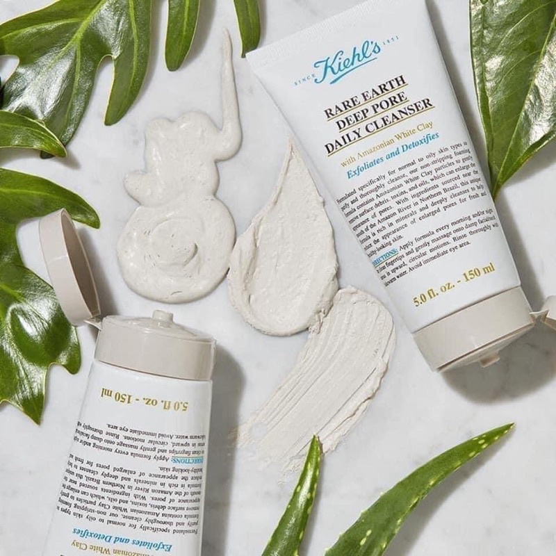 SỮA RỬA MẶT ĐẤT SÉT 𝐊𝐈𝐄𝐇𝐋’𝐒 𝐑𝐀𝐑𝐄 𝐄𝐀𝐑𝐓𝐇 𝐃𝐄𝐄𝐏 𝐏𝐎𝐑𝐄 𝐃𝐀𝐈𝐋𝐘 𝐂𝐋𝐄𝐀𝐍𝐒𝐄𝐑 150ml