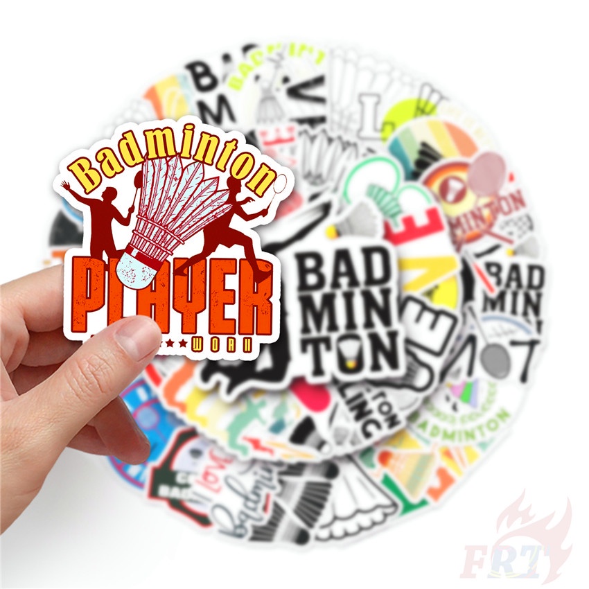 50Pcs/Set ❉ Badminton Series 01 Stickers ❉ Waterproof DIY Fashion Decals Doodle Stickers