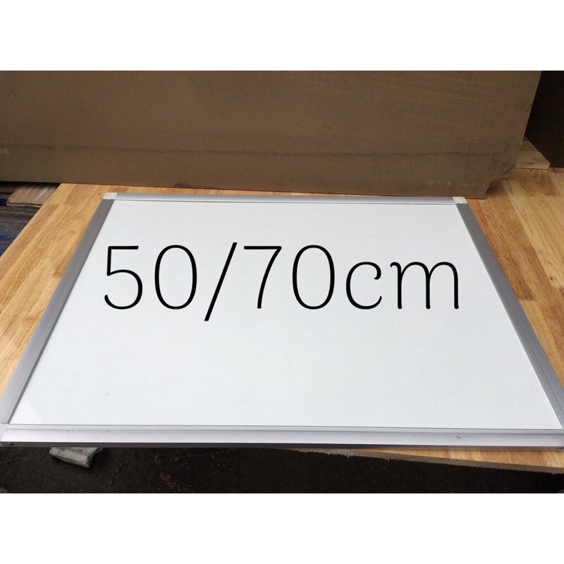 Bảng FOOC viết bút lông xoá siêu sạch khung viền nhôm bảng mica trắng