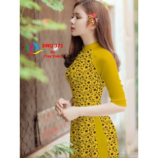 VẢI ÁO DÀI HOA NHÍ