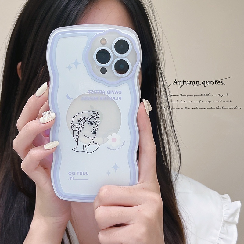 Ốp Điện Thoại Hình Chân Dung Và Hoa Nghệ Thuật Cho iphone 7 / 7plus / 8 / 8plus / xs / 11 / 12 / 13 / 14 / pro / max / plus / promax