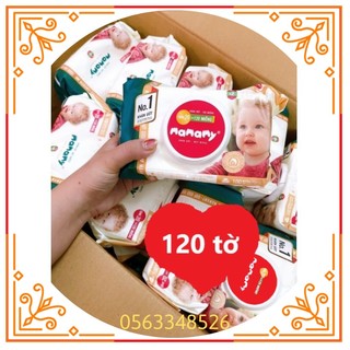 Khăn ướt mamamy không mùi có nắp 100 tờ/120 tờ