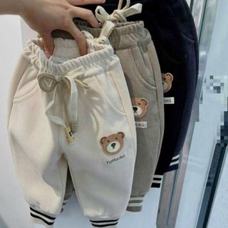 Quần tăm nhung gấu kiểu dáng jogger cho bé yêu Q0003