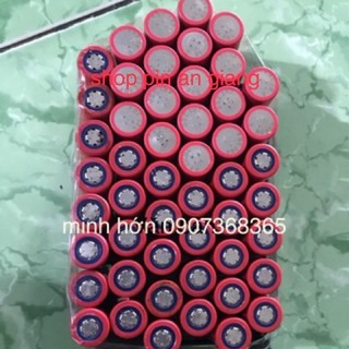 pin sanyo 18650 đầu xanh