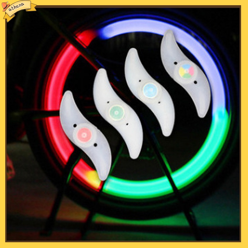 Bộ đèn LED chống nước gắn trang trí căm xe đạp