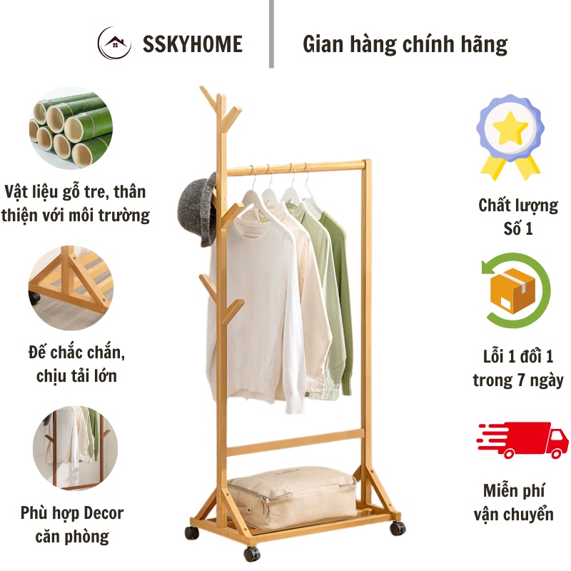 Giá Treo Quần Áo, Giày Dép Tiện Lợi - Kệ Treo Đồ Đa Năng Sskyhome