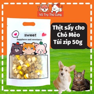 Snack Thịt Gà Sấy, Cá Sấy Cho Chó Mèo