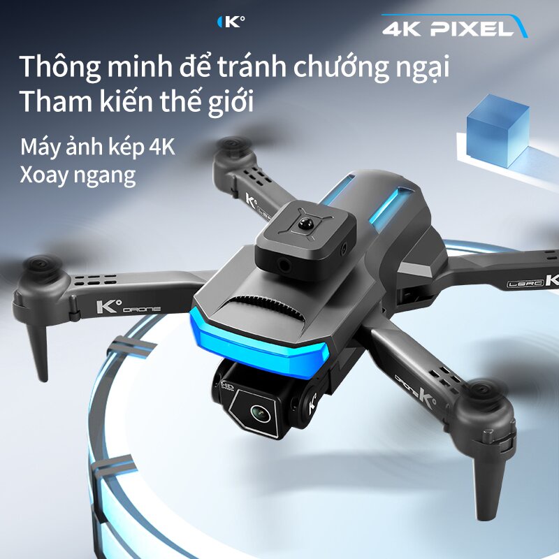 "⚡️Flycam 4k DRONE XT5 UAV Quadcopter Dòng quang học kép Định vị ống kính kép Chụp ảnh trên không (với đèn LED)🔥 " | BigBuy360 - bigbuy360.vn