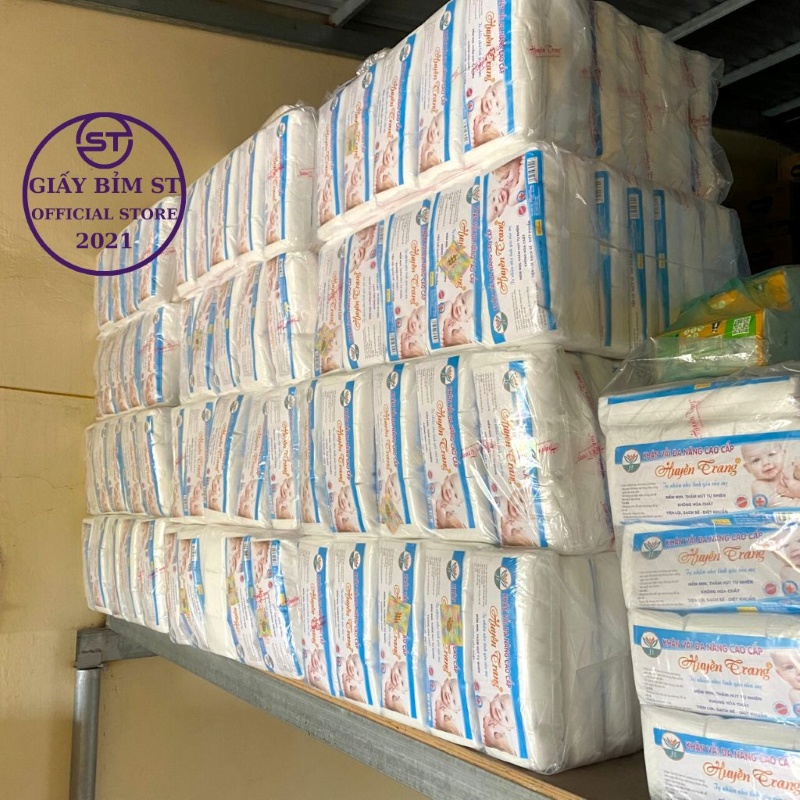 Khăn vải khô đa năng Baby cao cấp Huyền Trang 350g gói 300 tờ