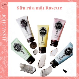 Sữa rửa mặt rosette bùn khoáng nhật bản 25g 120g