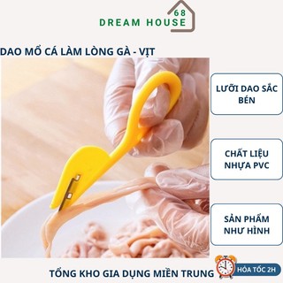 Combo 3 Dao Mổ Cá Làm Lòng Gà, Lòng Vịt Siêu Bén