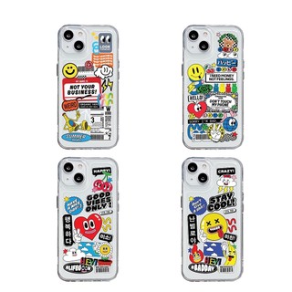 Ốp lưng điện thoại IPhone ITS.TUL mẫu Not your Business - Dont touch my phone - Good vibes only - Stay cool
