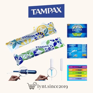 Băng vệ sinh dạng ống Tampon Tampax Pearl Regular/ Super/ Super Plus/ Ultra