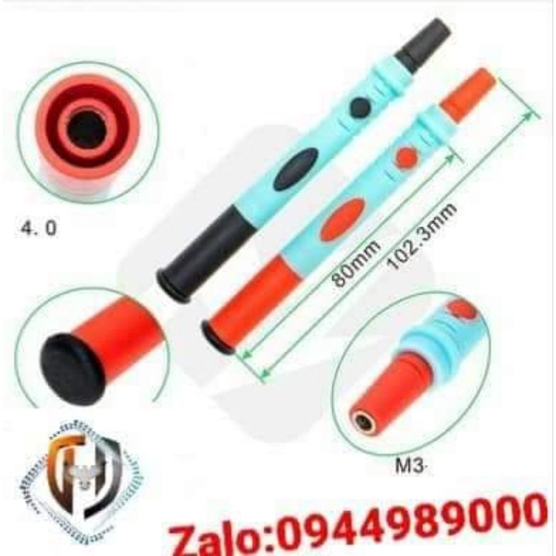 Que đo siêu nhọn dây chống cháy.có thể thay thế kim đo +4 mũi kim