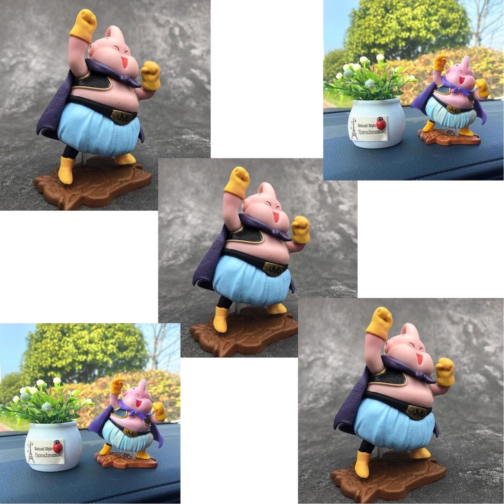 Mô hình Ma Bư 7 viên ngọc rồng siêu dễ thương cao 9cm Dragon Ball Majin Buu figure ToystationVN