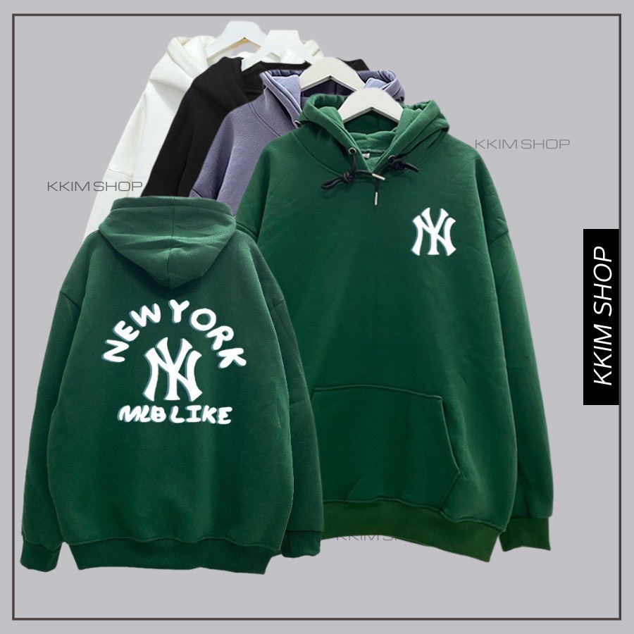 Áo Hoodie MLB NY, Áo Nỉ Nam Nữ Form Rộng Unisex Chất Liệu Nỉ Bông Phong Cách Hàn Quốc Hoa Tiết NY | BigBuy360 - bigbuy360.vn