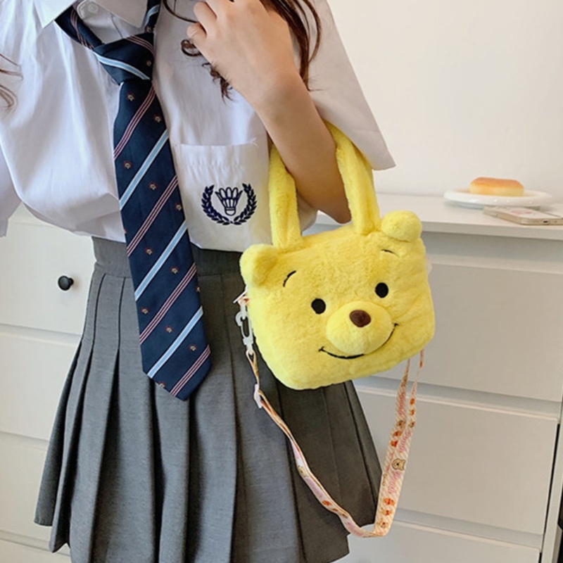 Túi Đeo Chéo Vai Hình Hoạt Hình Thời Trang Thu Đông Dành Cho Nữ