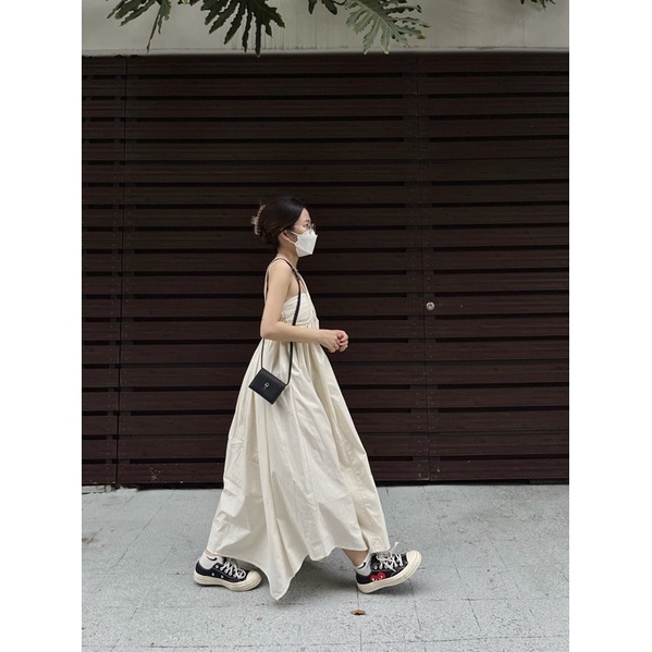 CÓ SẴN DRESS F12 - ĐẦM DÂY YẾM BABYDOLL DÁNG DÀI
