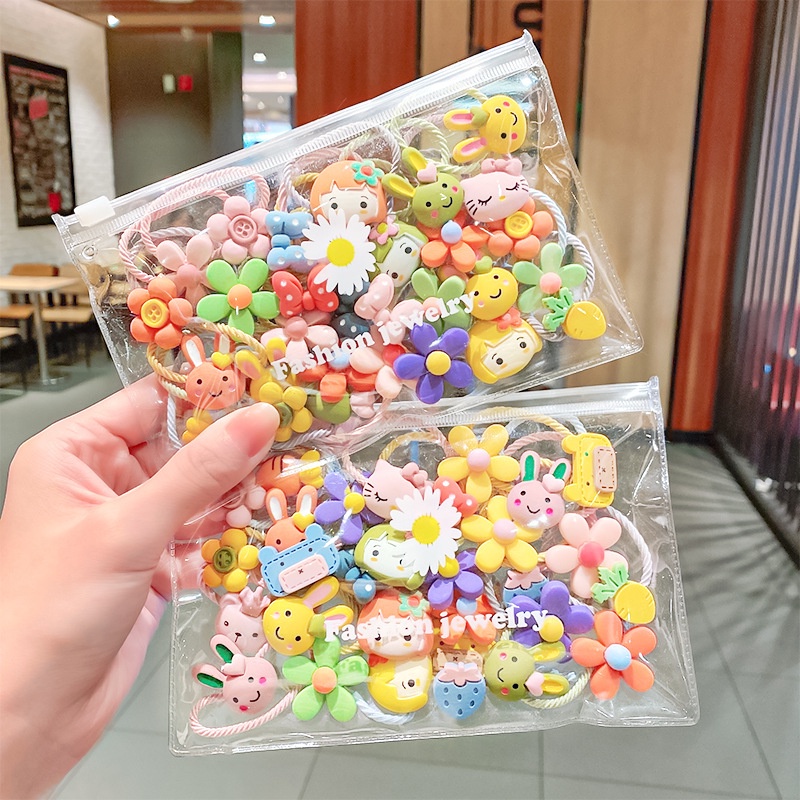 Dây Buộc Tóc Cao Su Cỡ Nhỏ Thời Trang Đáng Yêu Dành Cho Bé Gái