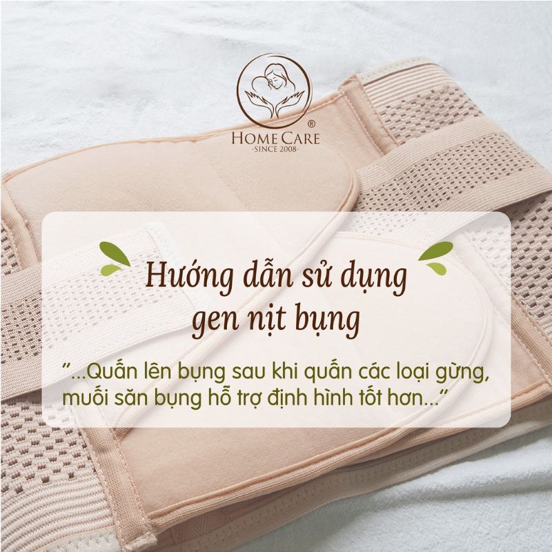 Gen định hình vòng 2 sau sinh Home Care từ cotton co dãn 4 chiều