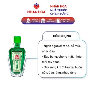 Dầu Gió Xanh Thiên Thảo chai 12ml