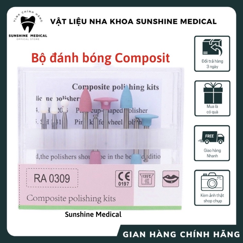 Bộ đánh bóng com nha khoa hàng loại 1