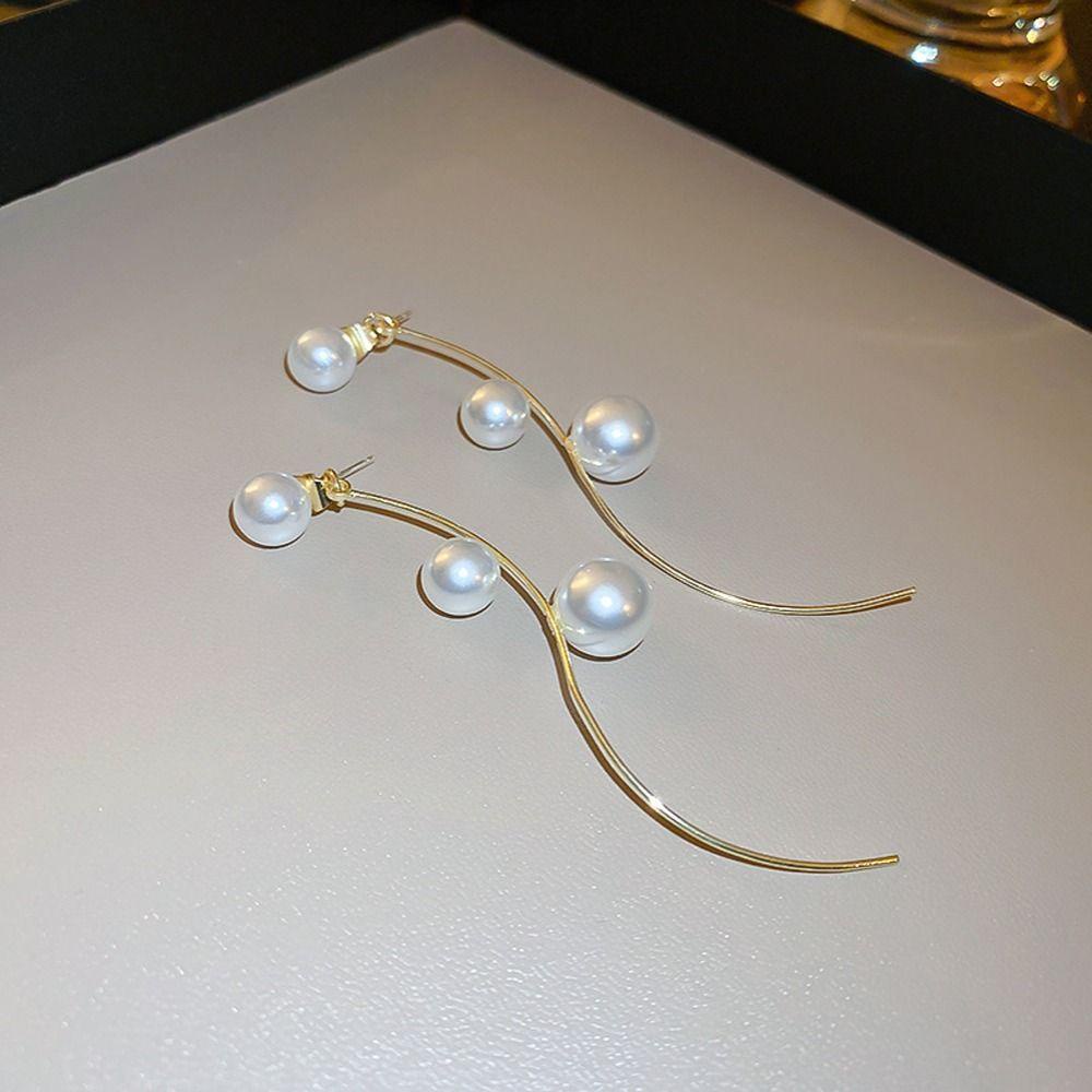 Khuyên Tai Lủng Lẳng Mặt Hình Học Cổ Điển Cho Nữ|Bông Tai Dạng Vòng Bằng Hợp Kim Thời Trang Cho Nữ