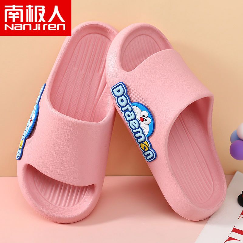 Dép Đi Trong Nhà Chống Trượt Trọng Lượng Nhẹ In Hình Doraemon Dễ Thương Dành Cho Cặp Đôi