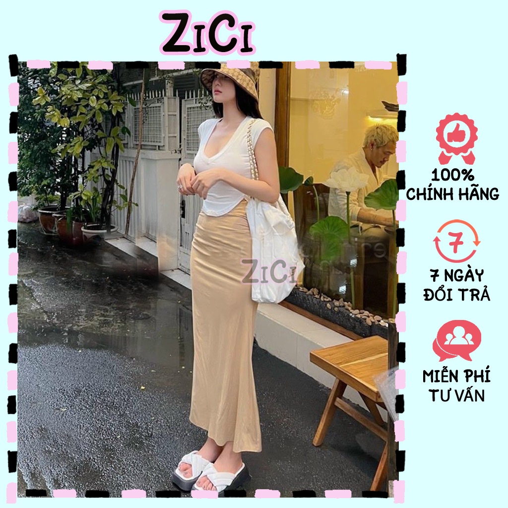 Set áo chân váy nữ áo thun body tay con kèm chân váy dài đuôi cá Set đồ áo váy đi chơi dạo phố STCCV01