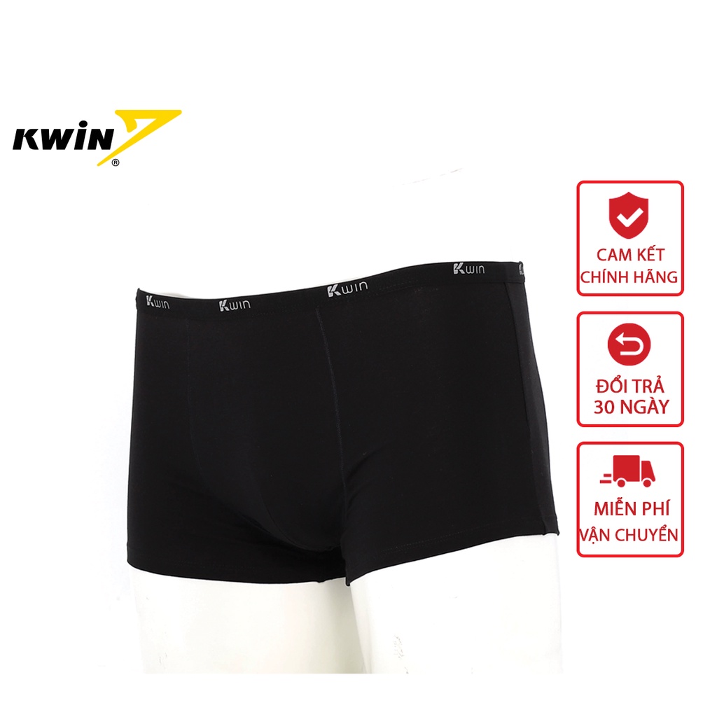 Quần lót nam Boxer KWIN chất liệu cotton thiên nhiên mềm mịn thoáng khí co giãn thoải mái KC15